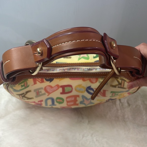 Like New, Auth Dooney and Bourke Circle Hobo Doodle Collection of 2006 rainbow - Picture 6 of 13